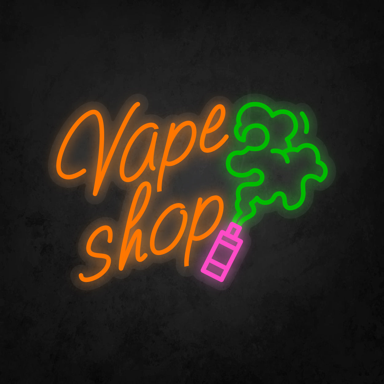 LED Neon Sign - Vape Shop Medium