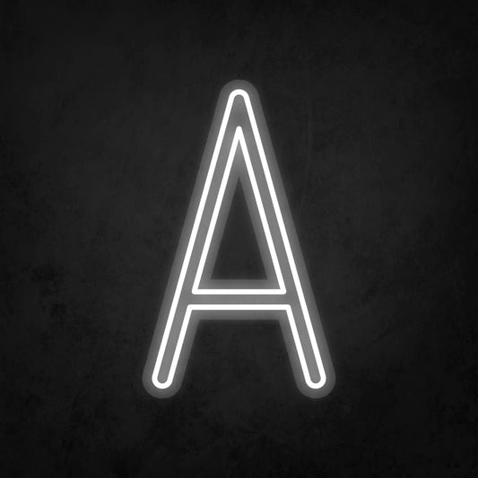 LED Neon Sign - Alphabet - A