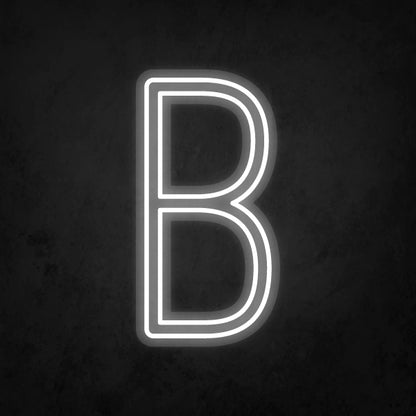 LED Neon Sign - Alphabet - B