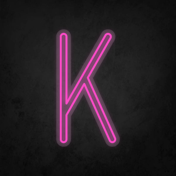 LED Neon Sign - Alphabet - K