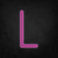 LED Neon Sign - Alphabet - L