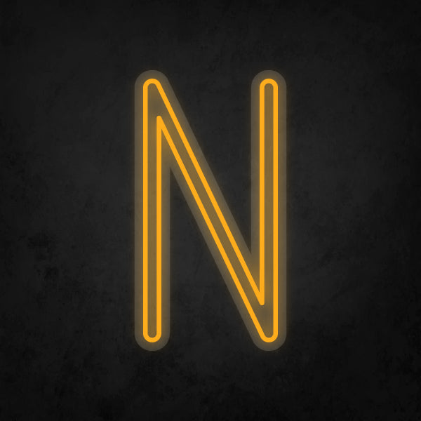 LED Neon Sign - Alphabet - N