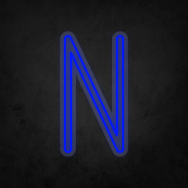 LED Neon Sign - Alphabet - N