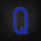 LED Neon Sign - Alphabet - Q