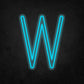 LED Neon Sign - Alphabet - W