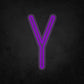 LED Neon Sign - Alphabet - Y