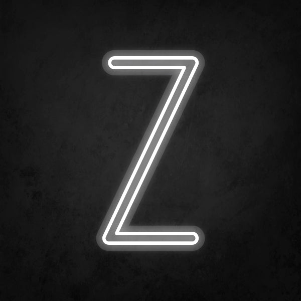 LED Neon Sign - Alphabet - Z
