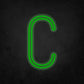 LED Neon Sign - Alphabet - C