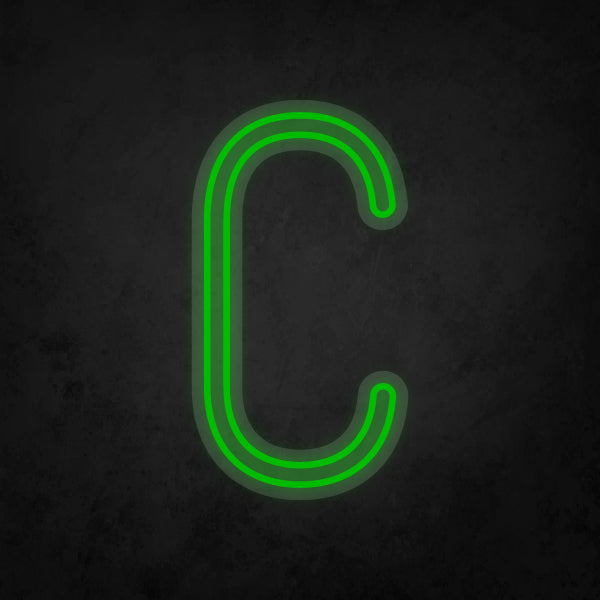 LED Neon Sign - Alphabet - C