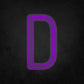 LED Neon Sign - Alphabet - D
