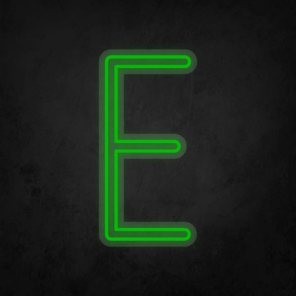 LED Neon Sign - Alphabet - E