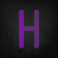 LED Neon Sign - Alphabet - H