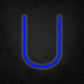 LED Neon Sign - Alphabet - U Small