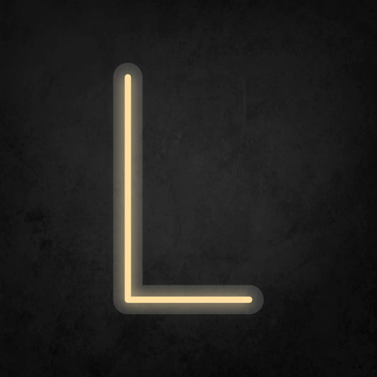 LED Neon Sign - Alphabet - L Small