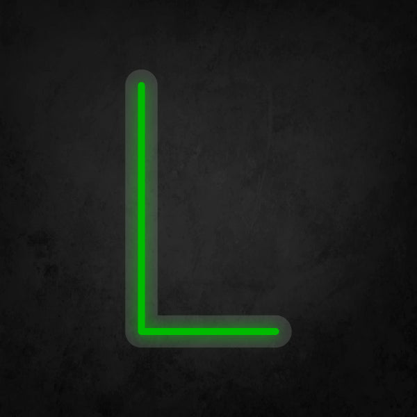 LED Neon Sign - Alphabet - L Small