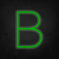 LED Neon Sign - Alphabet - B Small