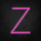 LED Neon Sign - Alphabet - Z Small