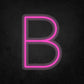 LED Neon Sign - Alphabet - B Small