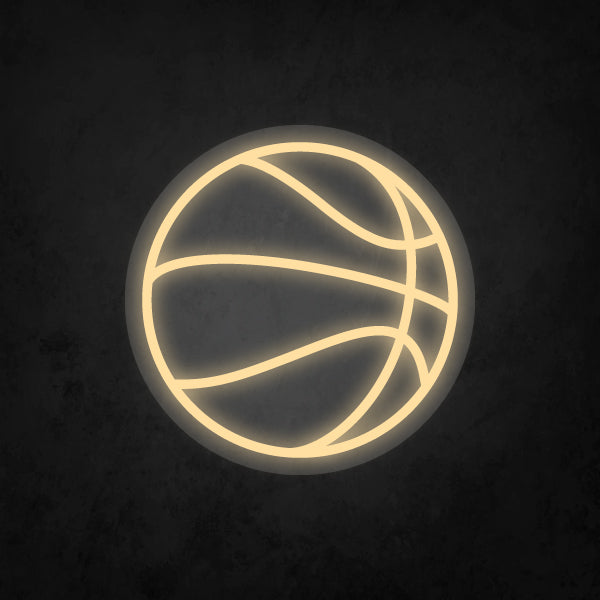 LED Neon Sign - Basketball Small