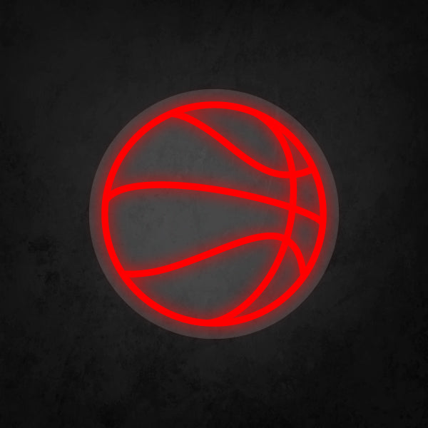 LED Neon Sign - Basketball Small