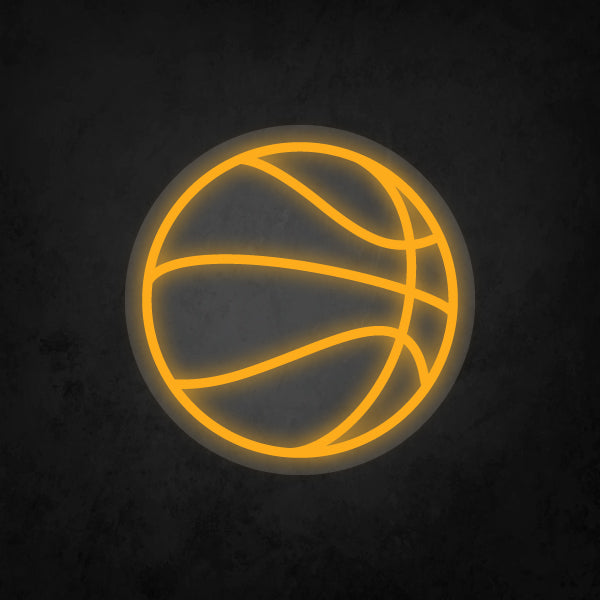 LED Neon Sign - Basketball Small