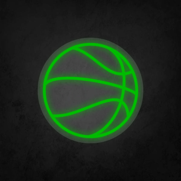 LED Neon Sign - Basketball Small