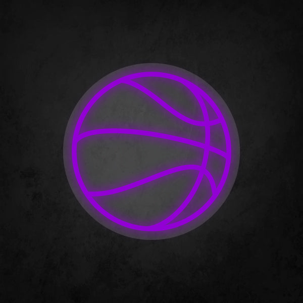 LED Neon Sign - Basketball Small