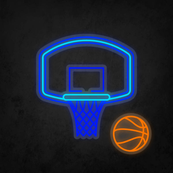 LED Neon Sign - Basketball Hoop