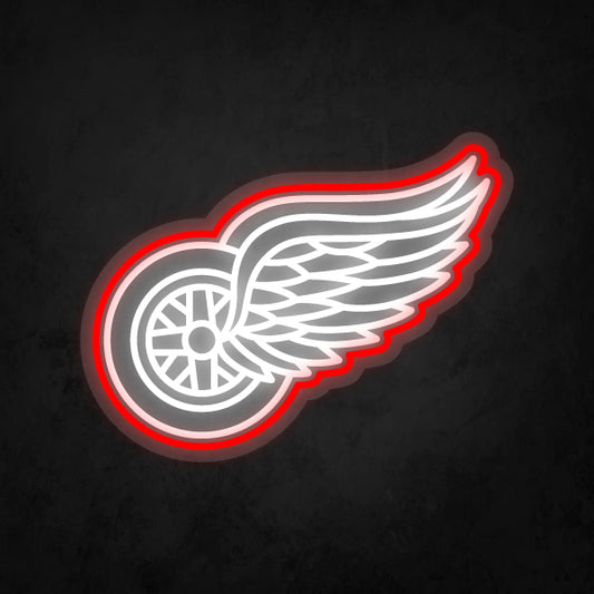 LED Neon Sign - NHL - Detroit Red Wings