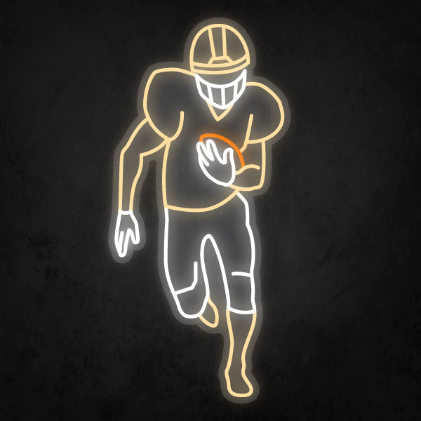 LED Neon Sign - Football Player