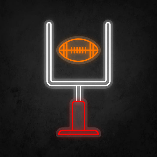 LED Neon Sign - Football Goal Post