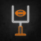 LED Neon Sign - Football Goal Post
