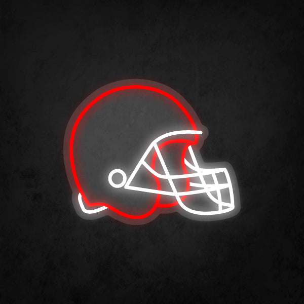 LED Neon Sign - Football Helmet