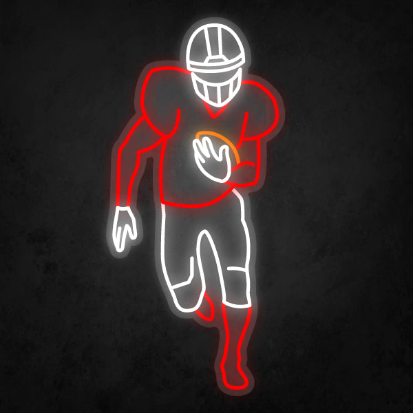 LED Neon Sign - Football Player