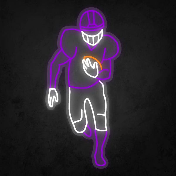 LED Neon Sign - Football Player