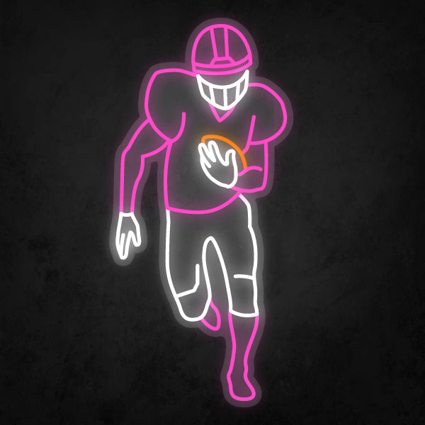 LED Neon Sign - Football Player