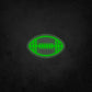 LED Neon Sign - Football X Small