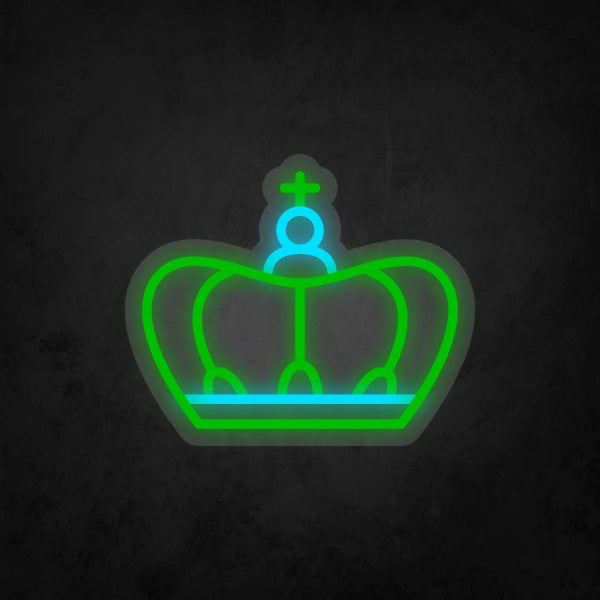 LED Neon Sign - Heraldic Crown