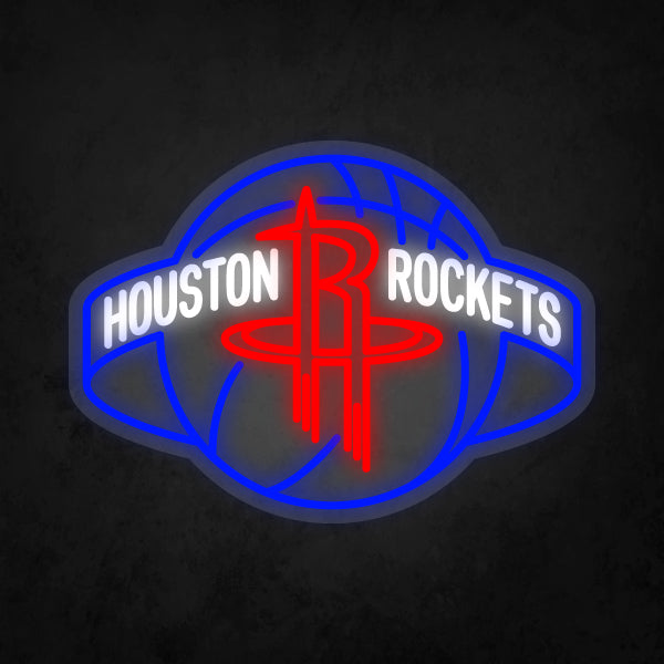 LED Neon Sign - NBA - Houston Rockets