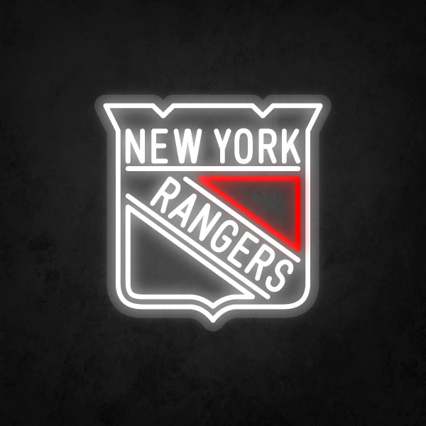 LED Neon Sign - NHL - New York Rangers