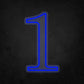 LED Neon Sign - Number - 1