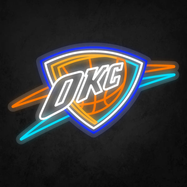 LED Neon Sign - NBA - Oklahoma City Thunder