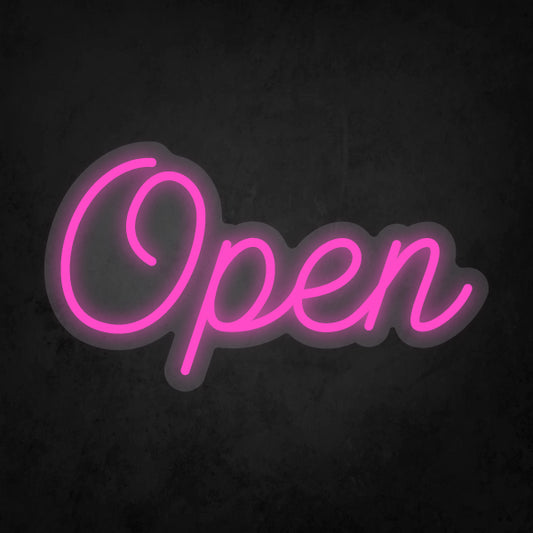 LED Neon Sign - Open Small