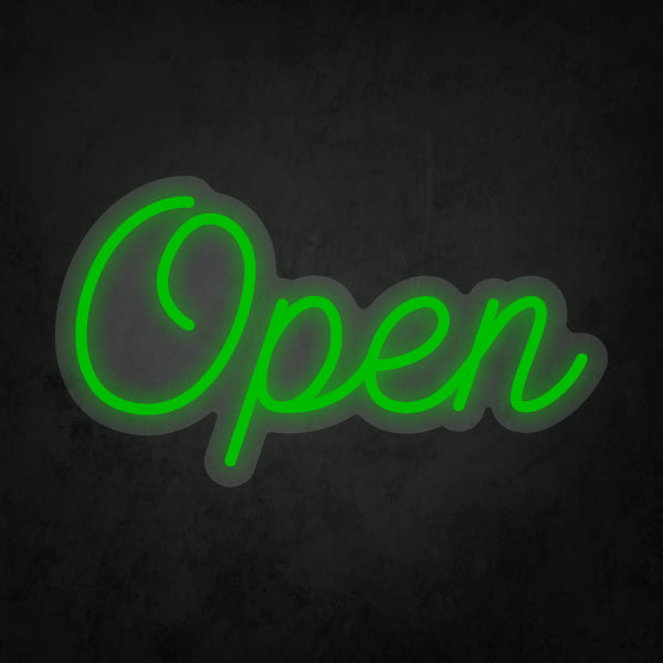 LED Neon Sign - Open Small