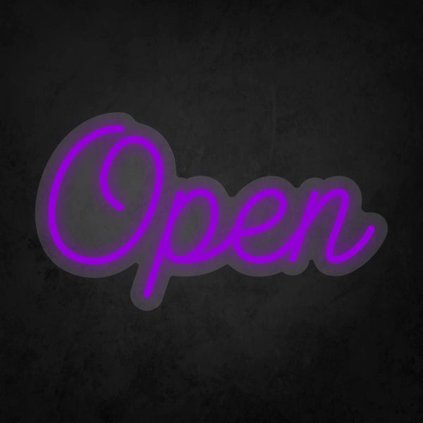 LED Neon Sign - Open Small