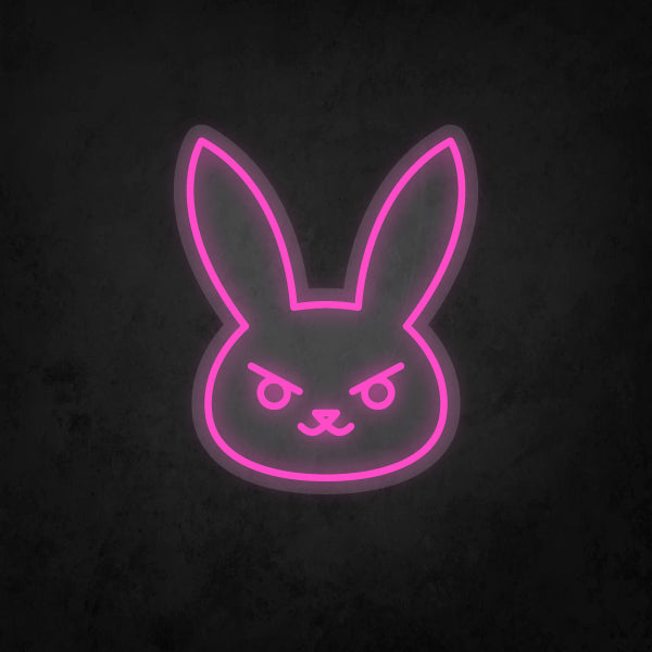 LED Neon Sign - Overwatch - Dva Player Icon
