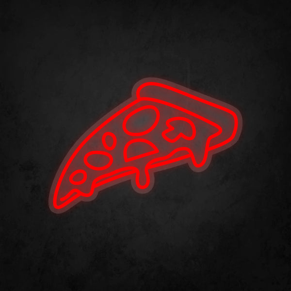 LED Neon Sign - Slice of Pizza