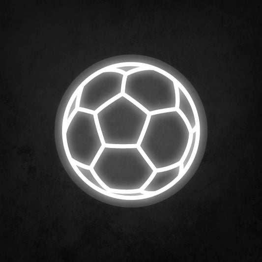 LED Neon Sign - Soccer Ball Small