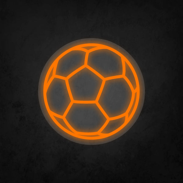 LED Neon Sign - Soccer Ball Small