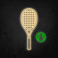 LED Neon Sign - Tennis Racket and Ball
